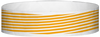 A Tyvek® 3/4" X 10" Stripes Neon Orange wristband