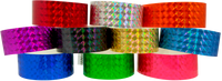Adhesive 1" X 10" Techno Solid Color wristbands