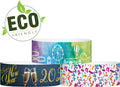 1" X 10" ECO Galaxy Wristband, Dynamic Full Color Patterns, Free Shipping- North America