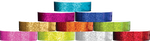 Plastic Sparkle, L-Shape Wristbands in All Colors