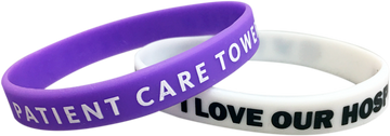 Custom Silicone One Color Imprint Wristbands