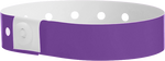 A Soft Comfort L-Shape Snapped Solid Purple wristband