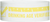 A Tyvek® 1" x 10"  Drinking Age Verified Yellow Glow wristband