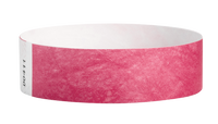 A Tyvek®  3/4" x 10" Sheeted Solid Cranberry wristband