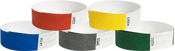 Tyvek® 3/4" Solid Color Combo Pack Wristbands