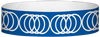 A Tyvek® 3/4" X 10" Coil Blue wristband