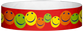 Tyvek® 3/4" x 10" Multicolor Happy Face pattern wristbands