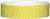 A Tyvek® 3/4" X 10" Honeycomb Yellow wristband