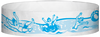 A Tyvek® 3/4" X 10" Splash Light Blue wristband