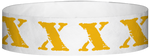 A Tyvek® 3/4" X 10" X Neon Orange wristband