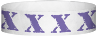 A Tyvek® 3/4" X 10" X Purple wristband