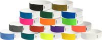 Tyvek® 3/4" Solid 17-Color Wristbands