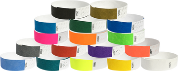 Tyvek® 3/4" Solid Color Wristbands