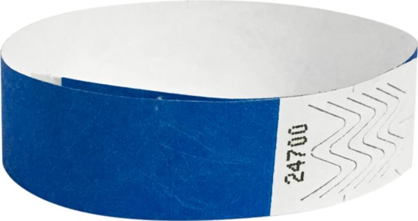 Tyvek® 3/4" Solid Color Wristbands