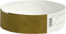 A Tyvek® 3/4" solid Gold wristband