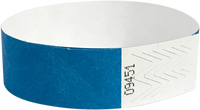 A Tyvek® 3/4" solid Light Blue wristband