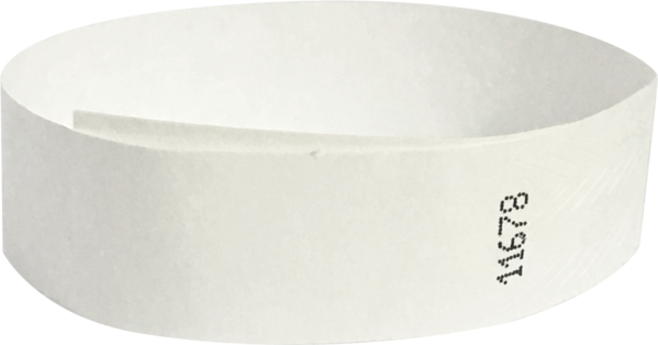 Tyvek® 3/4" x 10" White Sheeted Special Wristbands